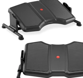 Ergonomiška Biuro Kojų Atrama Su 9-15 Cm Aukščio Reguliavimu
