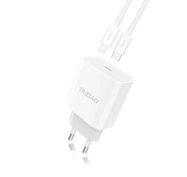 Es Usb-c Pd Greitasis įkroviklis + lightning Laidas iphone, 1 M, Baltas