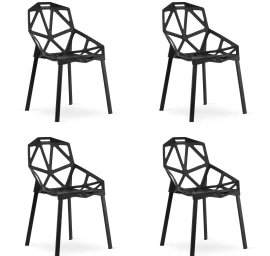 essen Kėdė - Juoda X 4