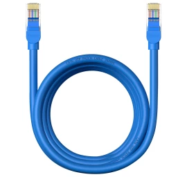 Ethernet Cat 6 Rj-45 1000mbps 1000mbps Vytos Poros Tinklo Kabelis 3 M Mėlynos Spalvos