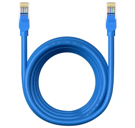 Ethernet Cat 6 Rj-45 1000mbps 1000mbps Vytos Poros Tinklo Kabelis 5 M Mėlynos Spalvos