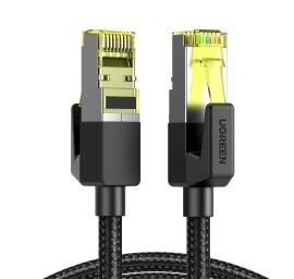 Ethernet Sujungimo Kabelis Rj45 Cat 7 10 Gbps 5 M - Juodas