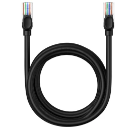 Ethernet Tinklo Kabelis Cat 5 Rj-45 1000mb/s 1000mb/s Vytos Poros 3 M Juodas