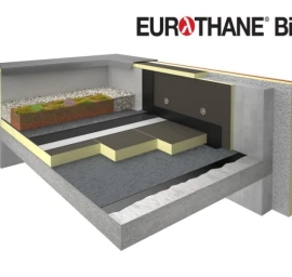 Eurothane Bi-4 - PIR plokštė prilydomai dangai prilydyti