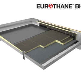 Eurothane Bi-4 - PIR plokštė prilydomai dangai prilydyti