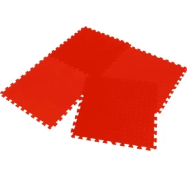 Eva Putplasčio Dėlionės Kilimėlis 60x60 Kpl. 4 Vnt. 12 Mm Enero Raudona