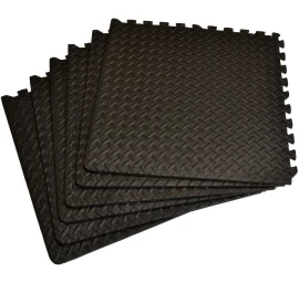 Eva Putplasčio Dėlionės Kilimėlis 60x60 Kpl. 6 Vnt. 10 Mm Enero Fit