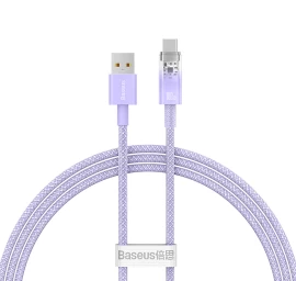 explorer Kabelis Su Temperatūros Jutikliu Usb-a Usb-c 100w 1 M - Violetinės Spalvos