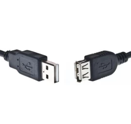 Extension Cable USB 2.0  AM-AF 3m black