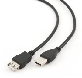 Extension Cable USB 2.0  AM-AF 4.5m black