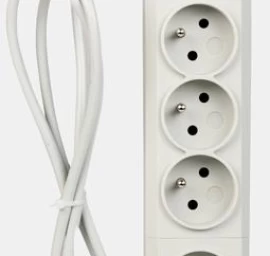Extension cord Activejet 6GNU - 3M - S (3m; white color)