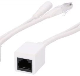 Extralink 1 Prievado Poe Injektorius Ir Skirstytuvas Paprastas Poe Injektorius Baltas Kabelis 100mb/s
