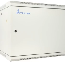 Extralink 12u 600x600 Asp Sieninė Stovo Spinta Metalinės Durys Pilkos Spalvos