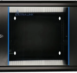 Extralink 6u 600x600 Azh Sieninė Stovo Spinta, Montuojama Ant Sienos, Swing Tipo, Juoda