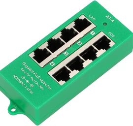 Extralink Active Poe Injector 4 Prievadų Gigabit 802.3at/af Mode A