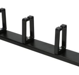 Extralink Kabelių Tvarkyklė 1u Juoda Organizatorius Plastikiniai žiedai