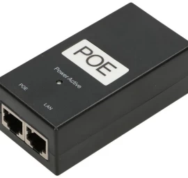 Extralink Poe-24-24w 24v 24w 1a Gigabitinis Maitinimo Adapteris Su Kintamosios Srovės Kabeliu