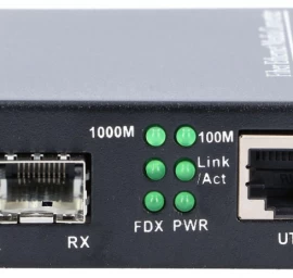 Extralink Sedir Fiber Ethernet Media Konverteris 1x Sfp 1000m 1x Rj45 1000m