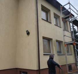 Fasado, patalpų, stogo, trinkelių plovimas aukštu slėgiu