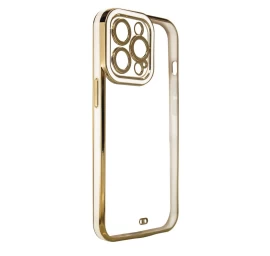 fashion Case Dėklas, Skirtas samsung Galaxy A13 5g, Gelinis Dėklas Su Auksiniu Rėmeliu, Baltas fashion Case Dėklas, Skirtas samsung Galaxy A13 5g, Gelinis Dėklas Su Auksiniu Rėmeliu, Baltas