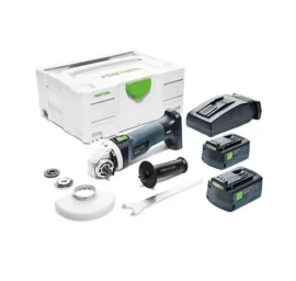 Festool akumuliatorinis kampinis šlifuoklis AGC 18-125 Li 5,2 EB-Plus 577700