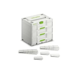 Festool Sortainer³ SYS3-SORT/3 M 337 Priedų dėžė su stalčiais, 577769