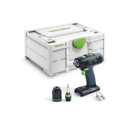 Festool T 18+3-Basic akumuliatorinis gręžtuvas-suktuvas: EC-TEC variklis, CENTROTEC sistema