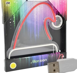 Figūrėlė Neoninės šviesos Santa Kepurė