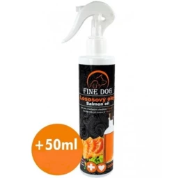 FINE DOG lašišų aliejus su pukštuvu 200ml+50ml, RAP125