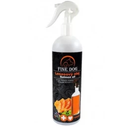 FINE DOG lašišų aliejus su pukštuvu 500ml, RAP126