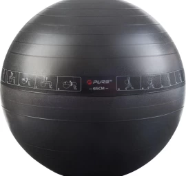 Fitneso Kamuolys 65cm Juodas Grynas 2 Pagerinti