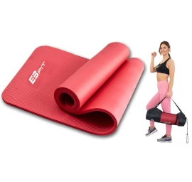 Fitneso Kilimėlis Nbr Anti-slip Raudonas Ir Enero Fit Krepšys