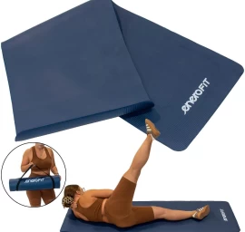 Fitness Mata Nbr Antislisgowa 183x61x1cm Blue Enero Fit