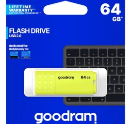 Flash Atmintinė Goodram Ume2 64 Gb Yellow (64 Gb /usb 2.0 /yellow )