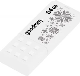 Flash Atmintinė Goodram Ume2 Winter (64 Gb /usb 2.0 / Balta Su Raštu )
