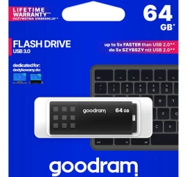 Flash Atmintinė Goodram Ume3 64 Gb Black (64 Gb /usb 3.0 /black )
