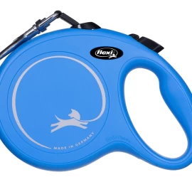 flexi Classic L automatinis juostinis pavadėlis šunims, 8m, iki 50kg, mėlynas