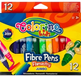 Flomasteriai Colorino Kids Jumbo, 12 spalvų