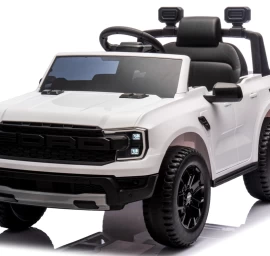 Ford Ranger Raptor White Akumuliatorinis Automobilis Eva Odinis Nuotolinio Valdymo Pultelis Lion Car