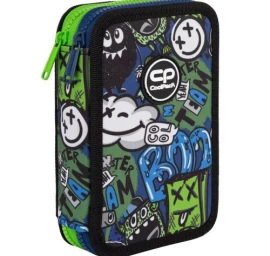 Forminis dviejų skyrių penalas su priedais CoolPack Jumper 2 Monster Team