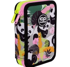 Forminis dviejų skyrių penalas su priedais CoolPack Jumper 2 PANDA GANG