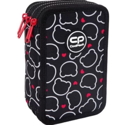Forminis trijų skyrių penalas su priedais CoolPack Jumper 3 BEAR
