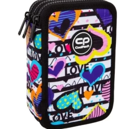 Forminis trijų skyrių penalas su priedais CoolPack Jumper 3 DIARY