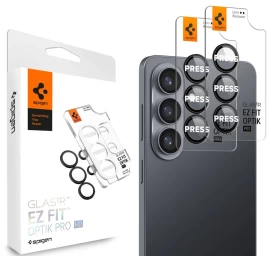 Fotoaparato Dangtelis, Skirtas samsung Galaxy S26+ Glas.tr Ez Fit Optik Pro Hd, Juodas - 2 Vnt.