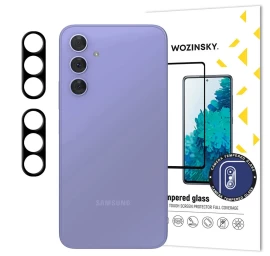 Fotoaparato Stiklas, Skirtas samsung Galaxy A17 / A17 5g Pilnas Fotoaparato Stiklas Juodas - 2 Vnt.