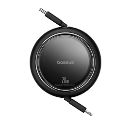 free2pull Usb-c - iphone Lightning Ištraukiamas Kabelis 20w 1 M - Juodas