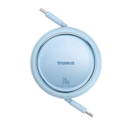 free2pull Usb-c - iphone Lightning Ištraukiamas Kabelis 20w 1 M - Mėlynas