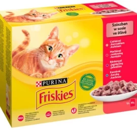 Friskies Mix Meat šlapias kačių maistas, 12 x 85 g
