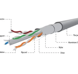 FTP Solid Cable Cat.6    100m gray