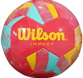 Futbolo Kamuolys Wilson Impact Sb Coral/yelllow/blue R.5